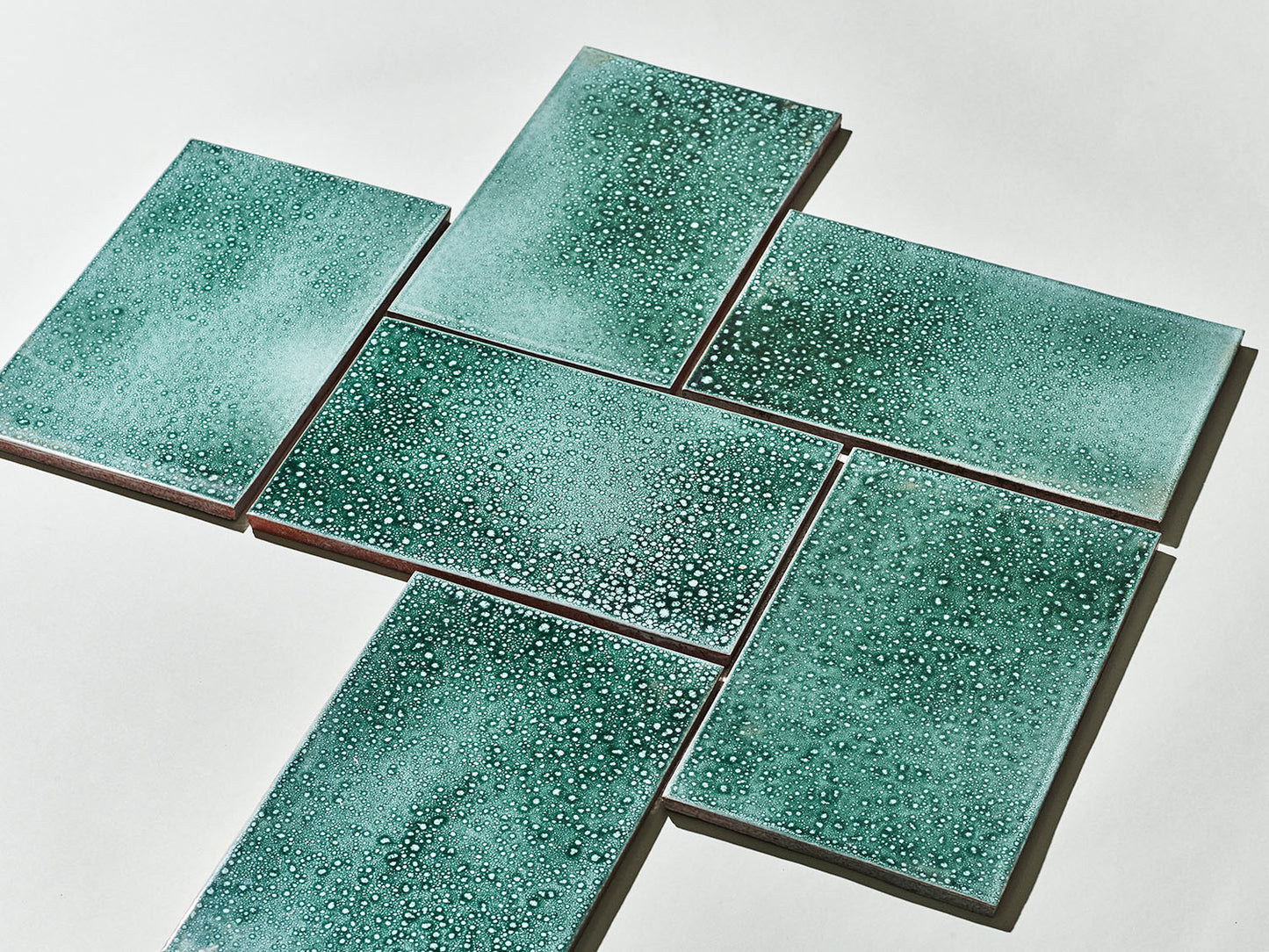 Tile | Raindrops | Forest Green