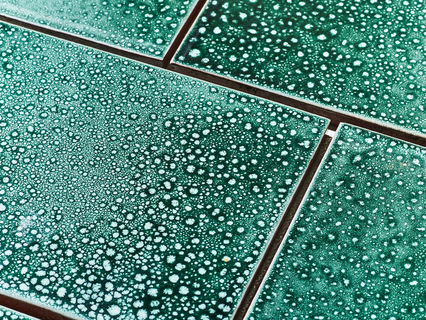 Tile | Raindrops | Forest Green