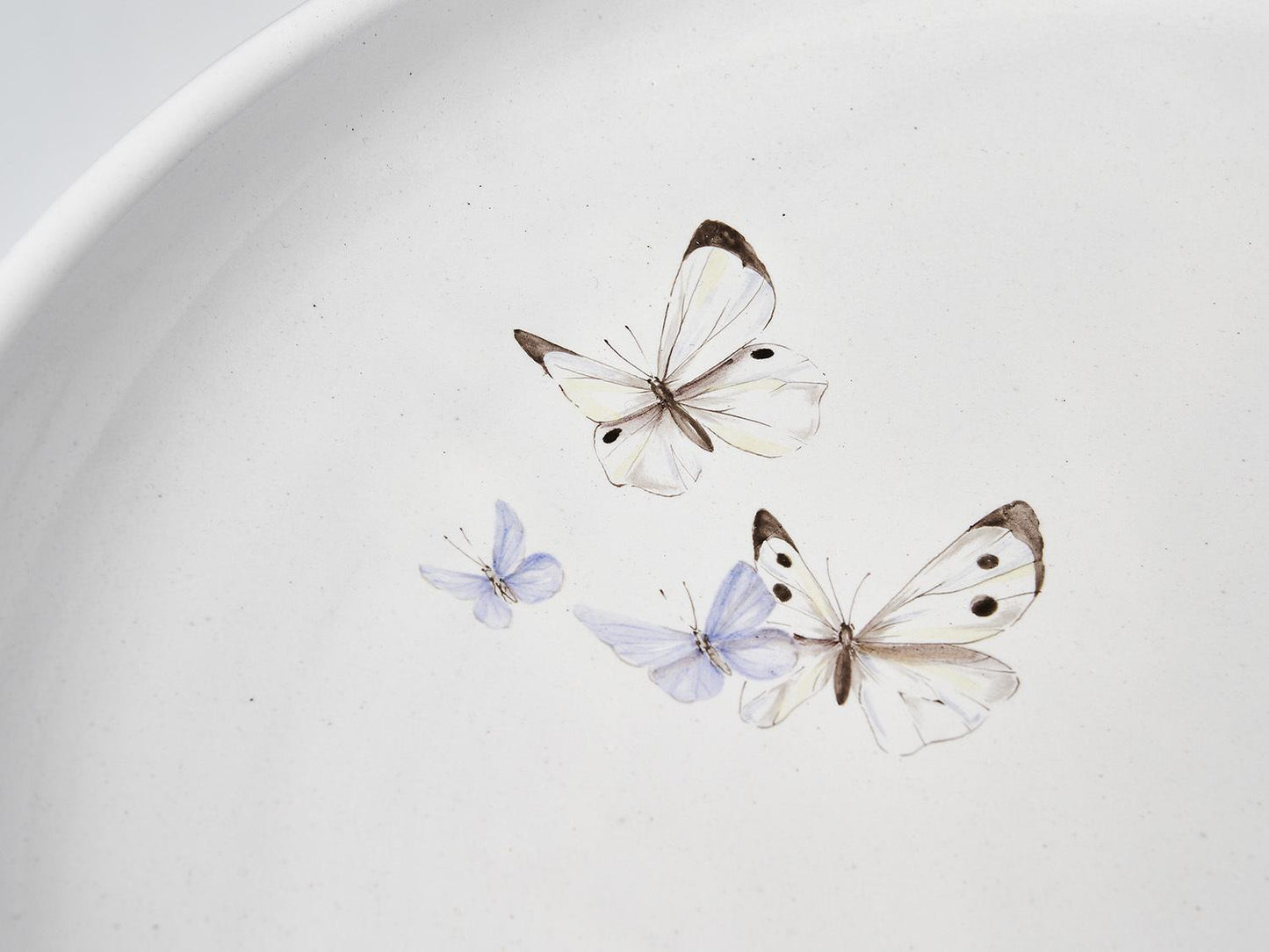Bird drinking bowl Majolica | Papilio