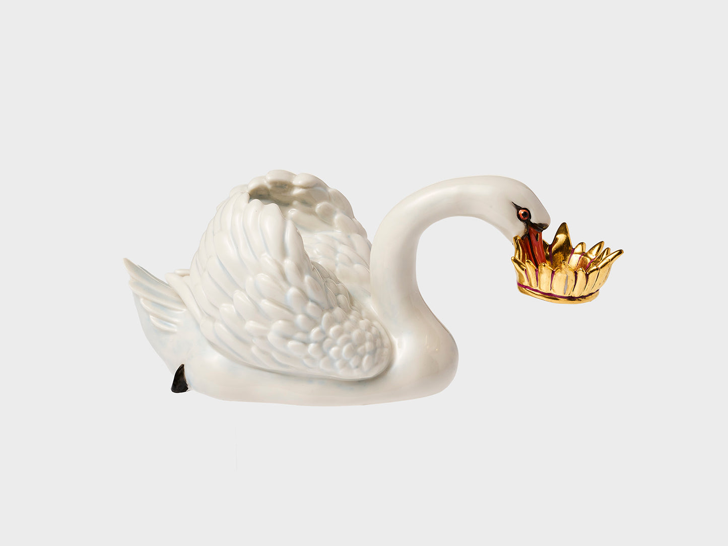 Swan with crown