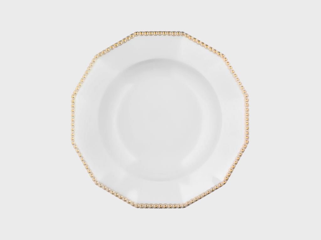 Plate | Perl | Gold | 27 cm